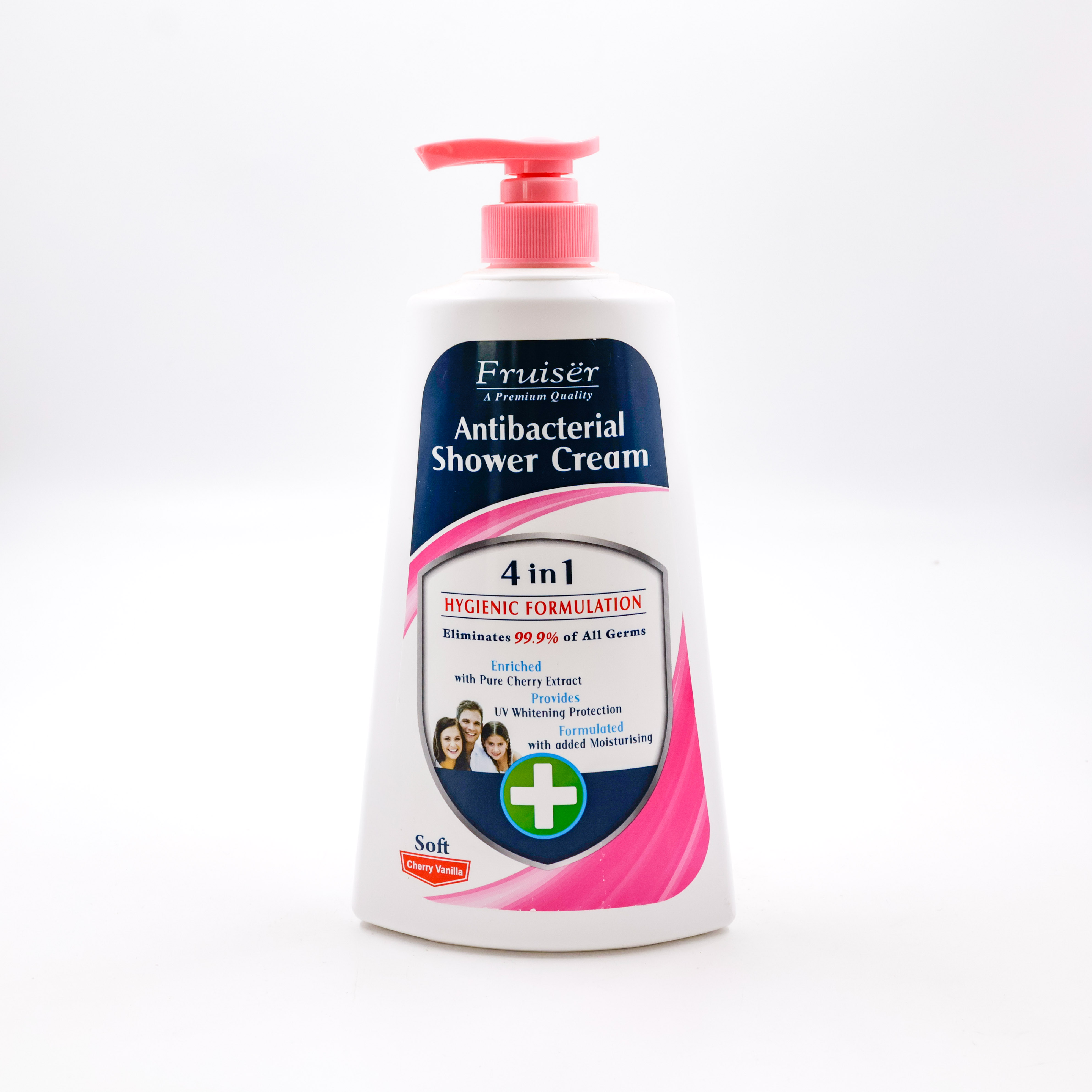 Fruiser Antibacterial Shower Cream Soft Cherry Vanilla 800 ml